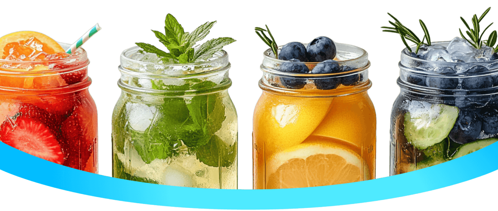 Florida moonshine company inspiration - fruit in mason jars