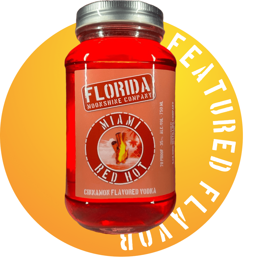 Featured Flavor Florida Moonshine Company Flavor - Miami Red Hot